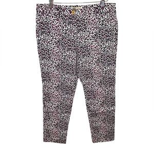 Michael Kors- animal print designer pants- Never worn-like New-size 10-Cute!